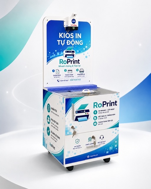 RoPrint kios cho cửa hàng và trung tâm